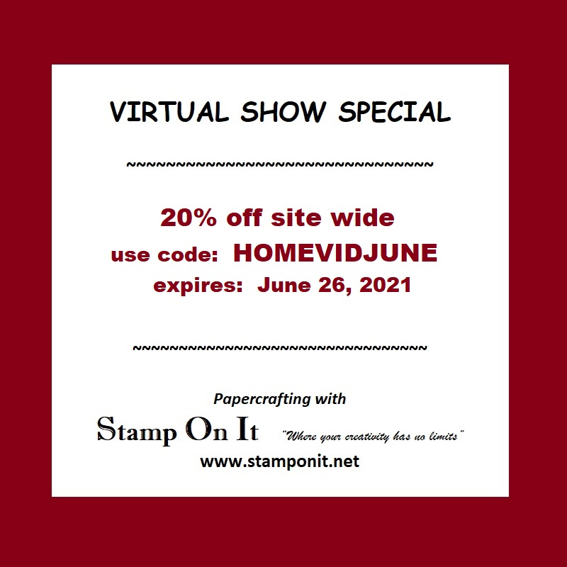 Shop Home June 19, 2021 Stamp & Scrapbook Expo